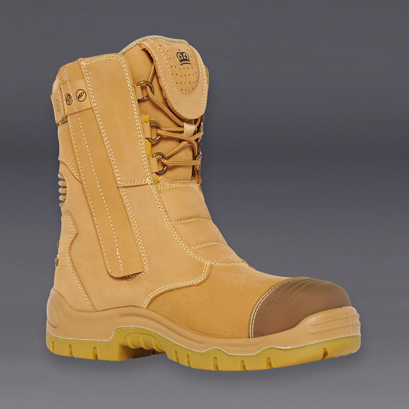 KingGee-BENNU RIGGER -Lace &amp; Zip 8in_Wheat - K27173