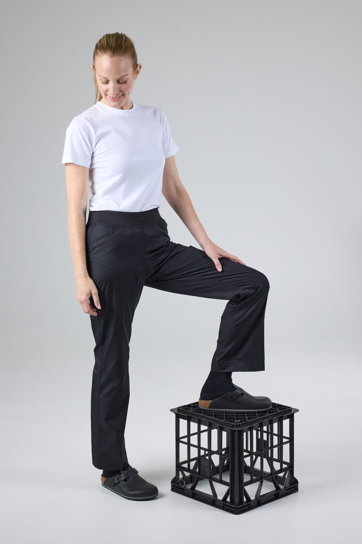 Chef Works - Lightweight Womens Slim Chef Pants- Black - PBN01W