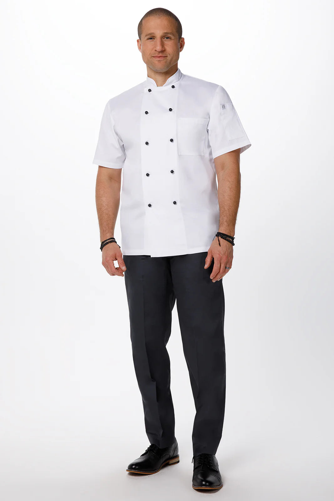 Chef Works - Macquarie Basic Chef Jacket- White - MBSS