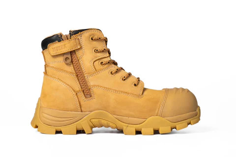 Munka - Angus Wide zip-sided work boot-wheat_MFM25100
