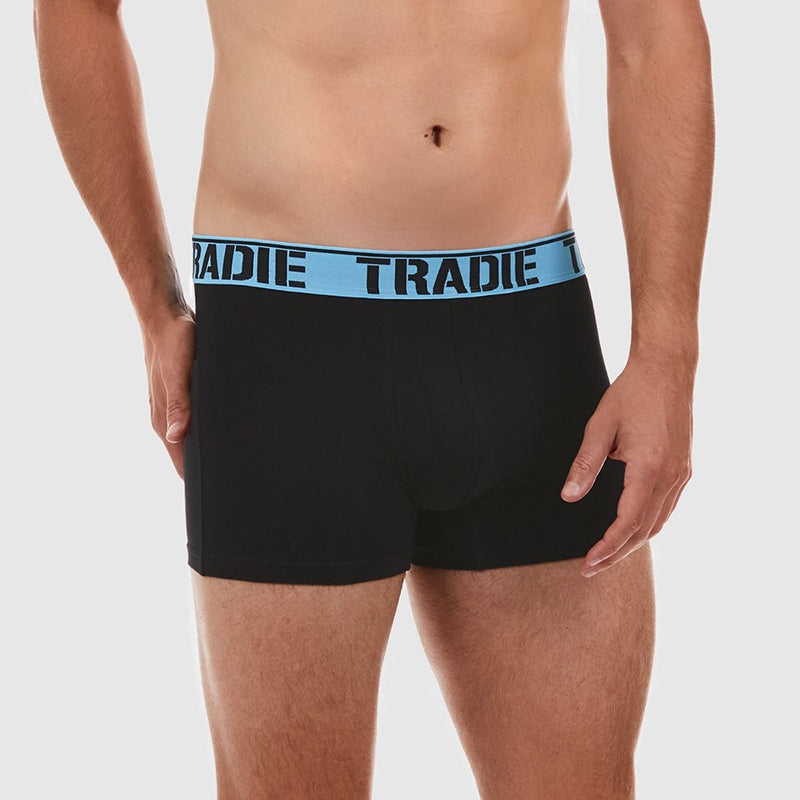 Tradie Mens 3pk Trunk_Black - MJ1194WK3 -Fluro Brights