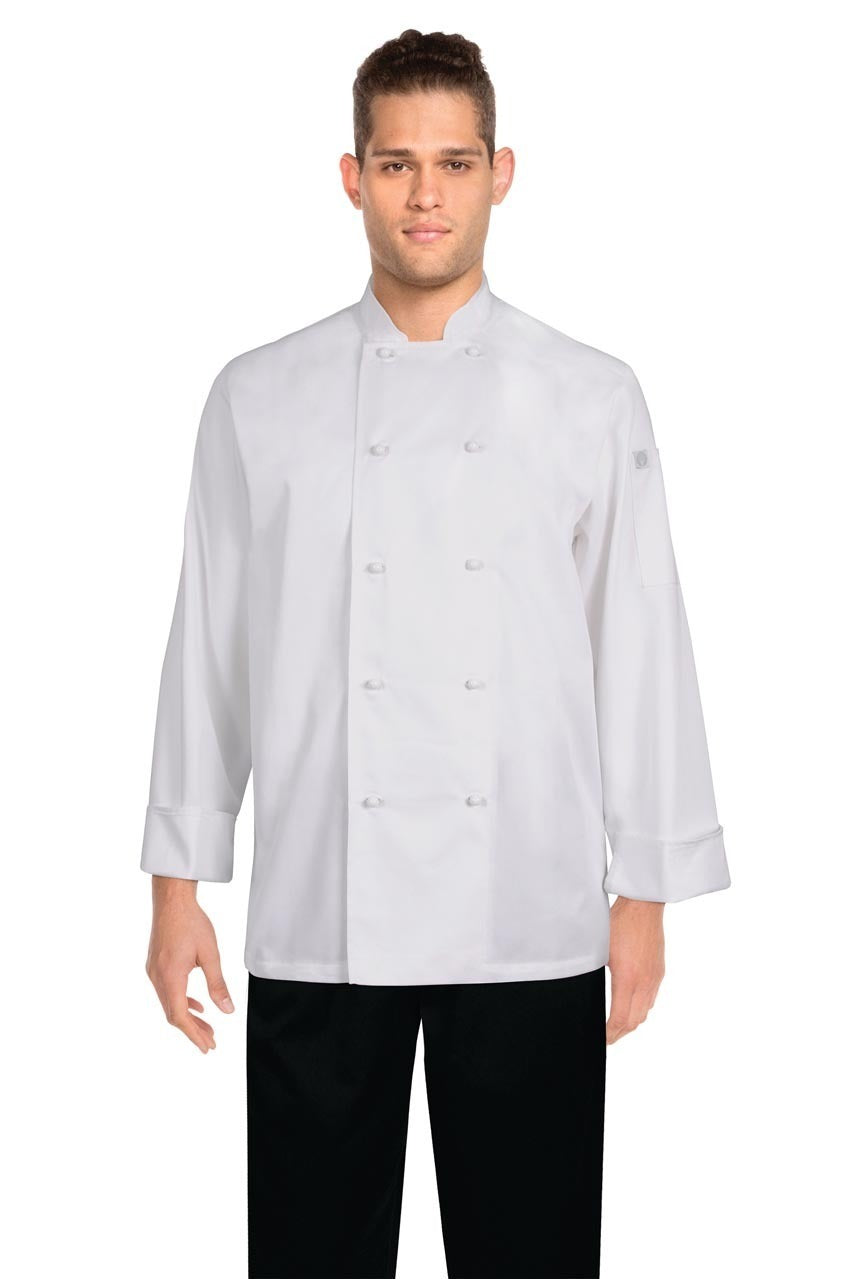 Chef Works - Murray Basic Chef Jacket- White - MUCC