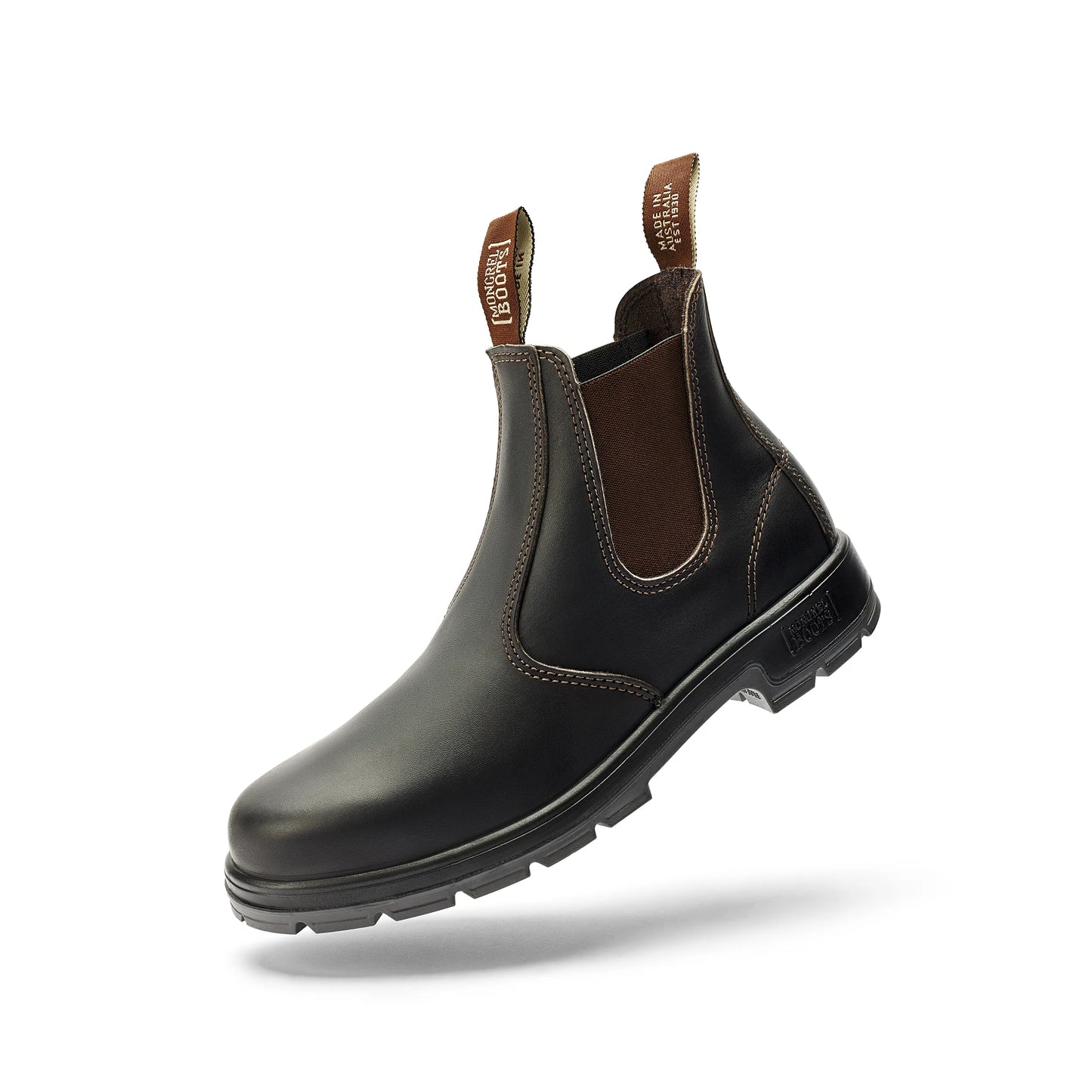 Mongrel - K9 Non-Safety Elastic Sided Boot-Claret Oil Kip_K91030