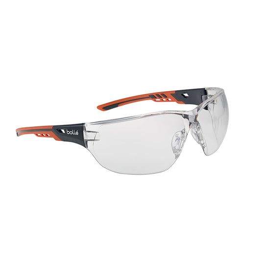 BOLLE - NESS+ Orange / Black Temples Platinum AS/AF Clear Lens - NESSPPSI