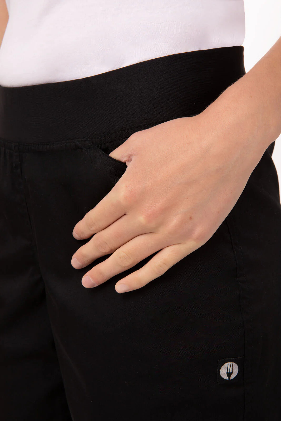 Chef Works - Lightweight Womens Slim Chef Pants- Black - PBN01W