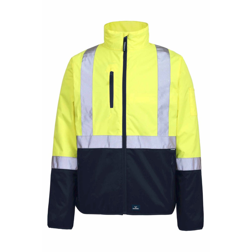 Rainbird - ADULTS PILOT JACKET WITH TAPE-FLUORO YELLOW/NAVY_8580