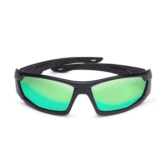 BOLLE - MERCURO Grey / Black Temples Green Flash Polarised Lens - Soft Drawstring Pouch - PSSMERCP10
