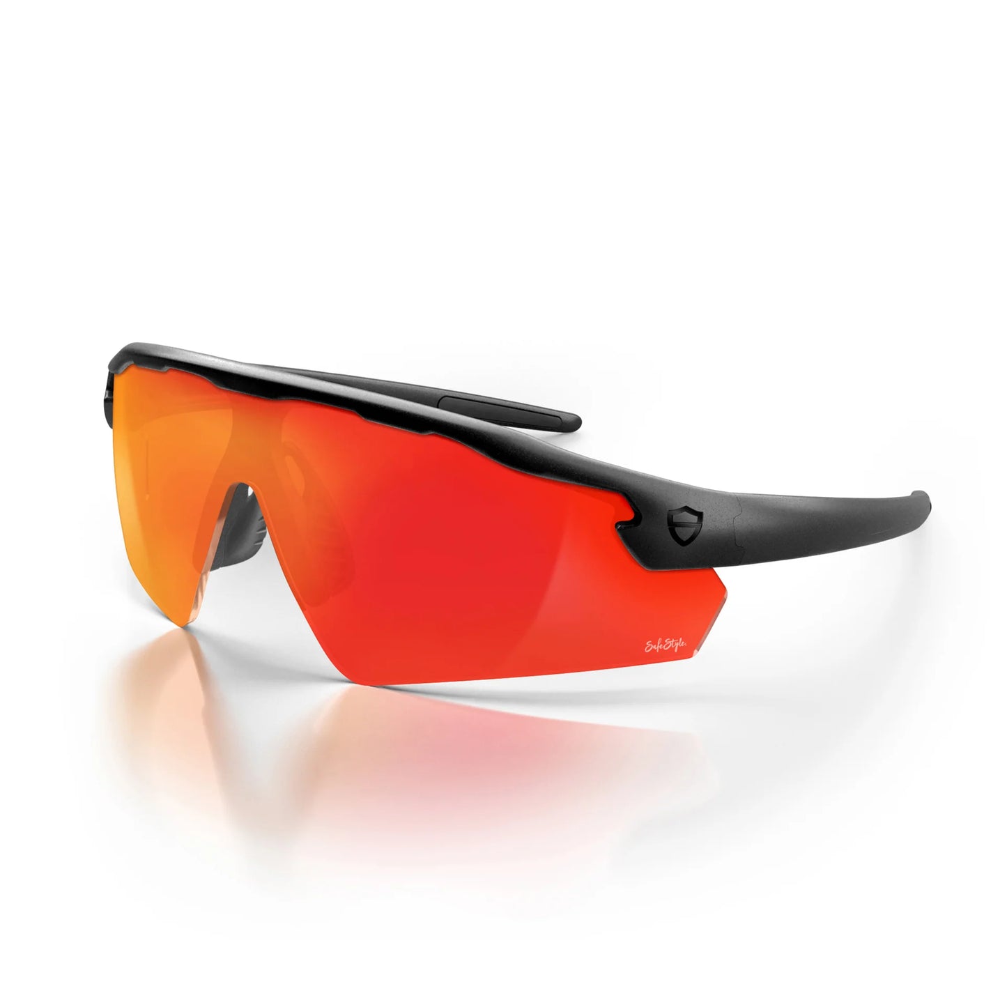 SafeStyle - Phantoms Matte Black Frame Reflectors Red Lens_PHMBRT100
