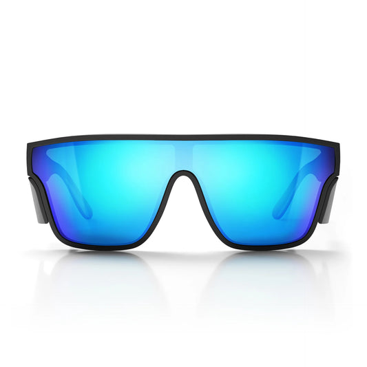 SafeStyle - Primes Matt Black Frame Reflectors Blue Lens_PMBBT100