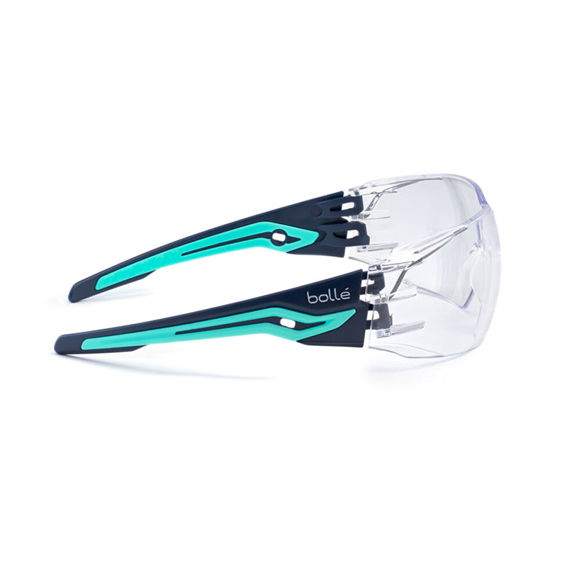 BOLLE - SILEX Navy / Aqua Temples AS/AF Clear Lens - SILEXPSI
