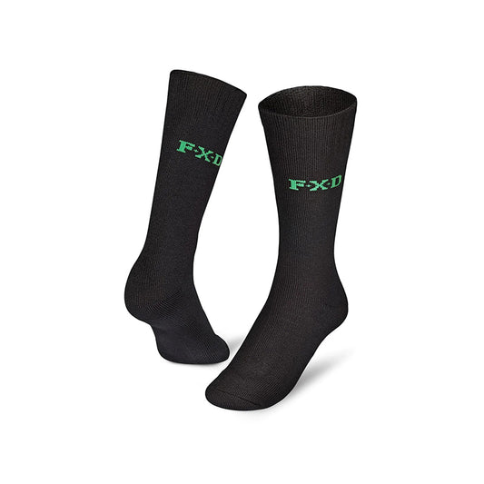 FXD - SK-5 Bamboo Sock 2pk_Black