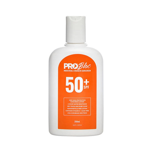 PRO CHOICE - PROBLOC SPF50+ SUNSCREEN 250ML FLIP TOP BOTTLE - SS250-50