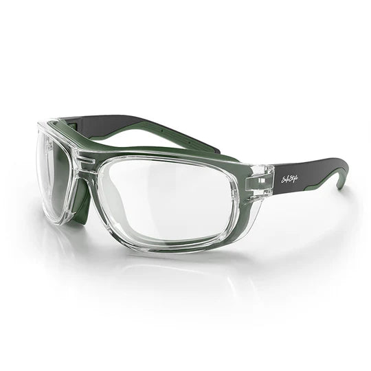 Safestyle - Switches Clear/Green Frame Clear Lens_SPSW1-0002