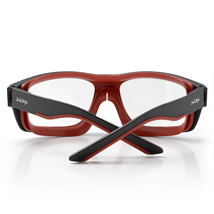 Safestyle - Switches Matte Black/Red Frame Clear Lens_SPSW1-0000