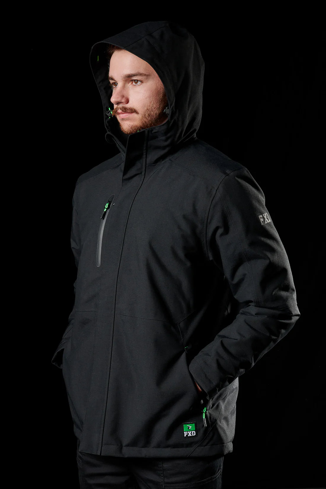 FXD - WO-1 Insulated Waterproof Jacket_Black