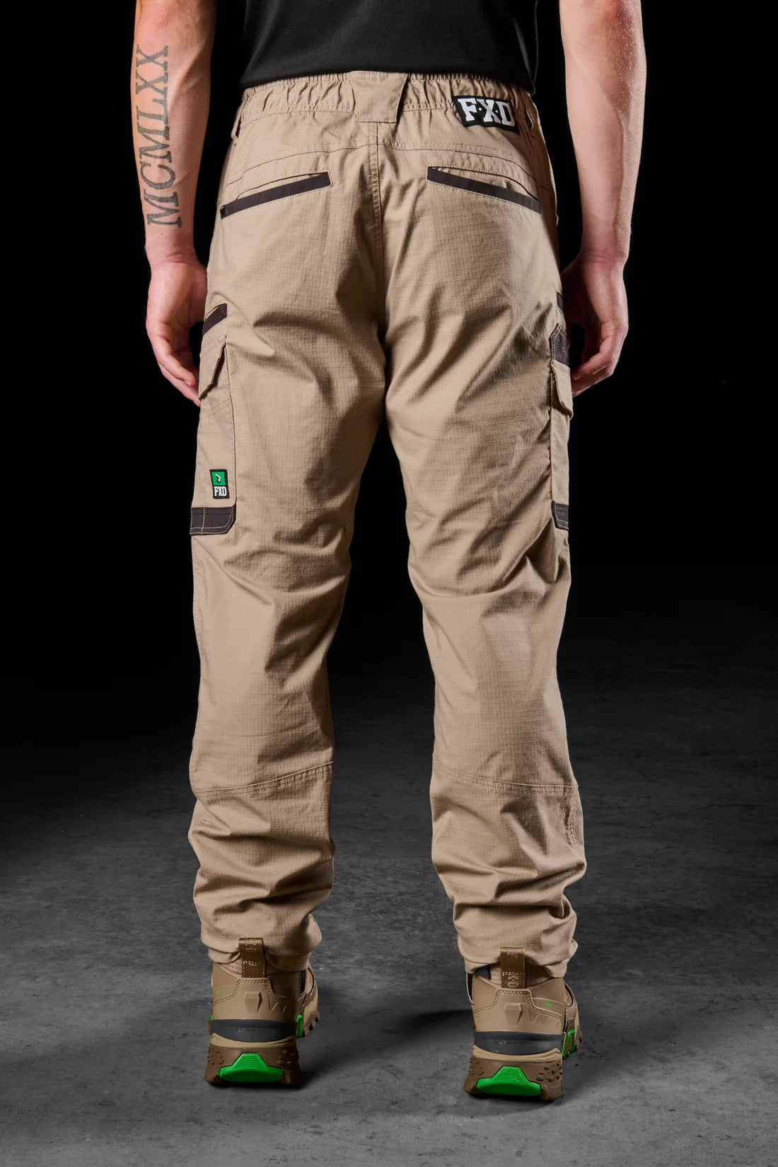 FXD - WP-12 - Elastic Waist Stretch Ripstop Work Pant_Khaki