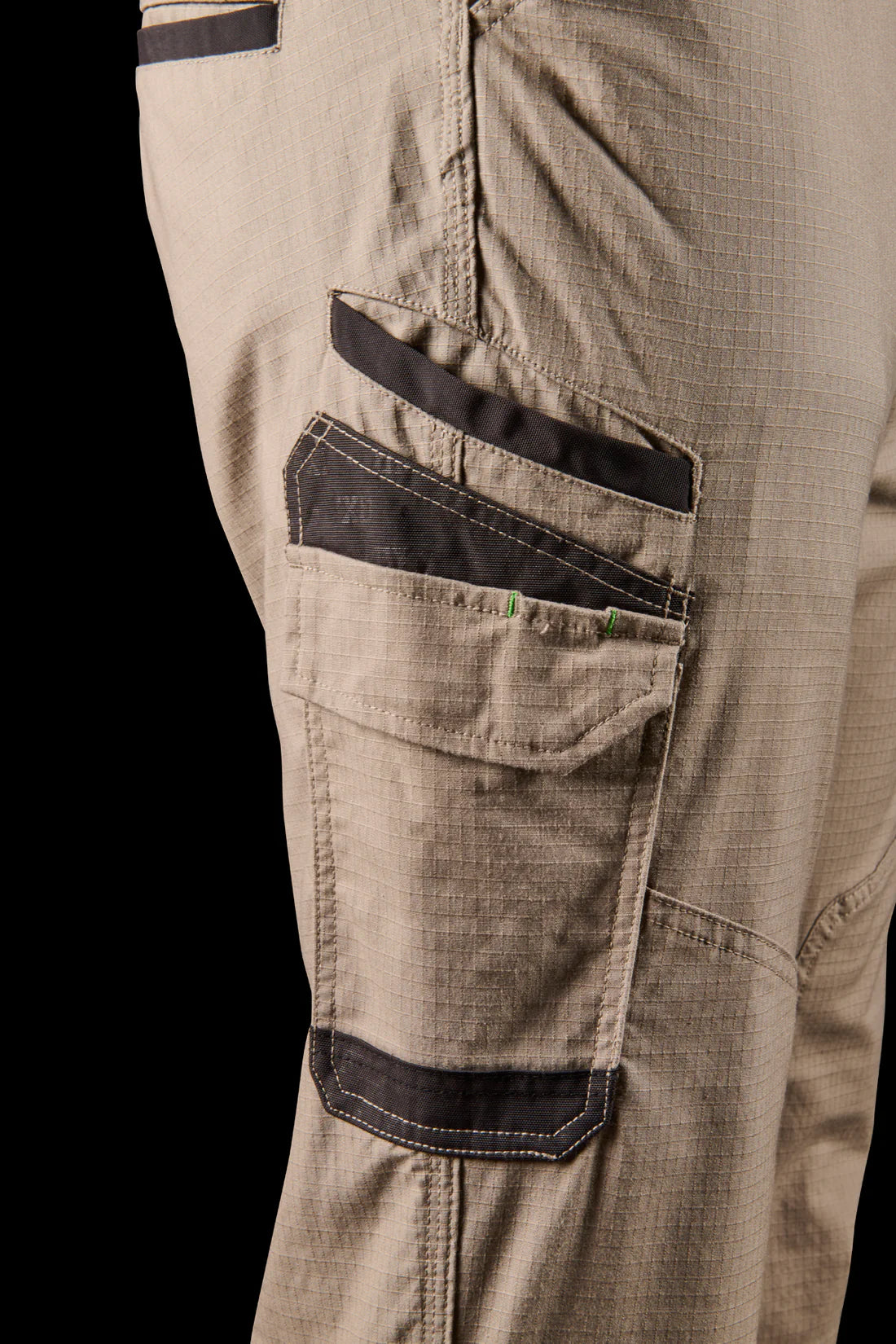 FXD - WP-12 - Elastic Waist Stretch Ripstop Work Pant_Khaki