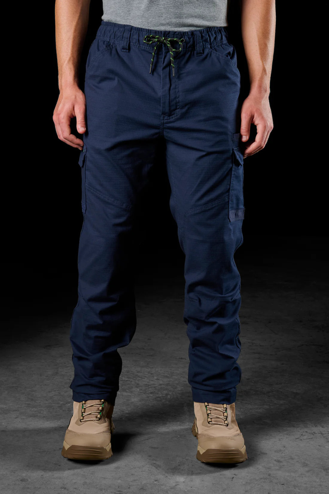 FXD - WP-12 - Elastic Waist Stretch Ripstop Work Pant_Navy