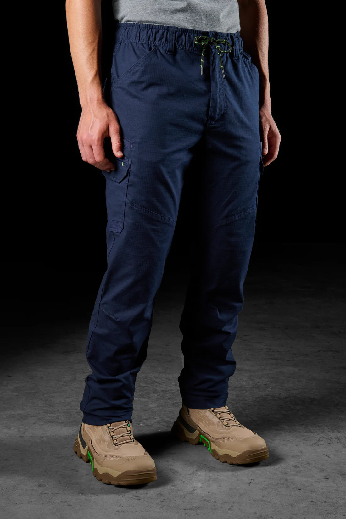 FXD - WP-12 - Elastic Waist Stretch Ripstop Work Pant_Navy
