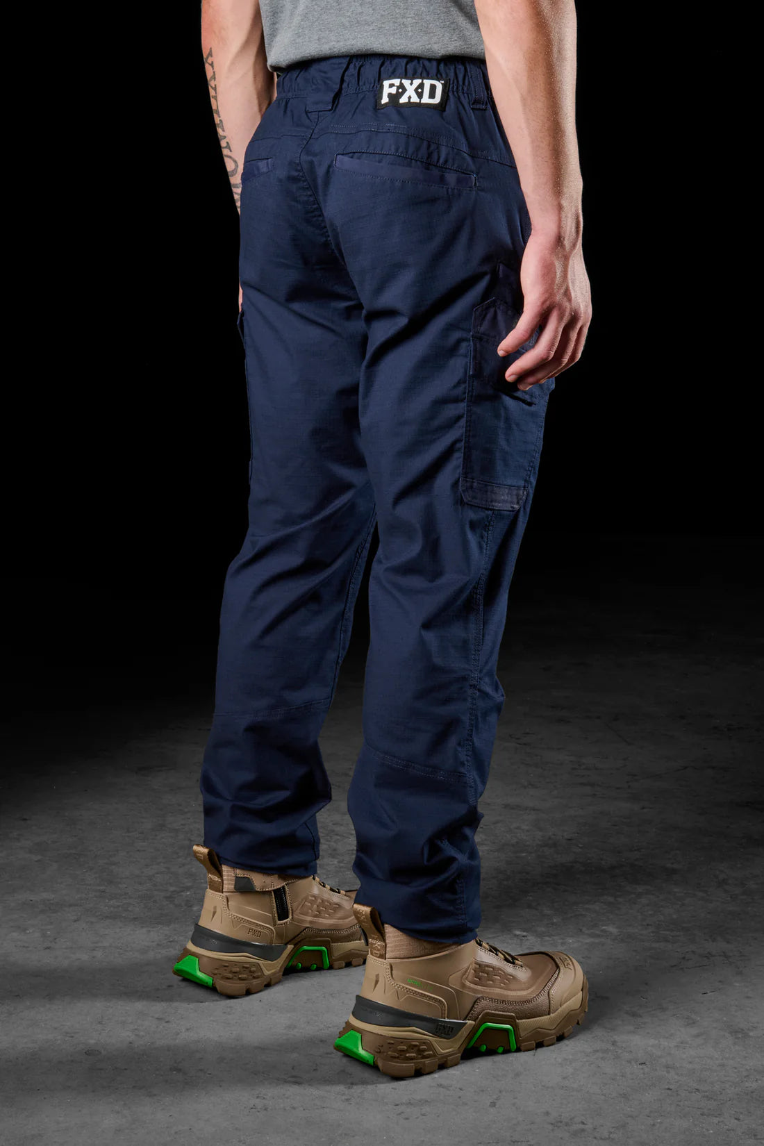 FXD - WP-12 - Elastic Waist Stretch Ripstop Work Pant_Navy