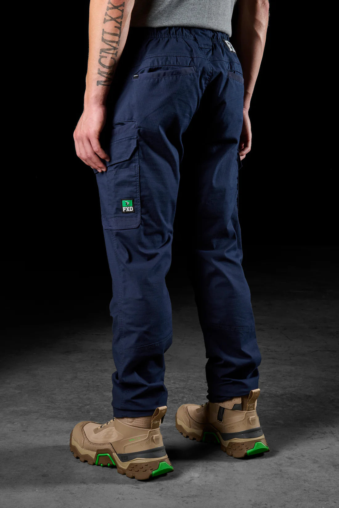 FXD - WP-12 - Elastic Waist Stretch Ripstop Work Pant_Navy