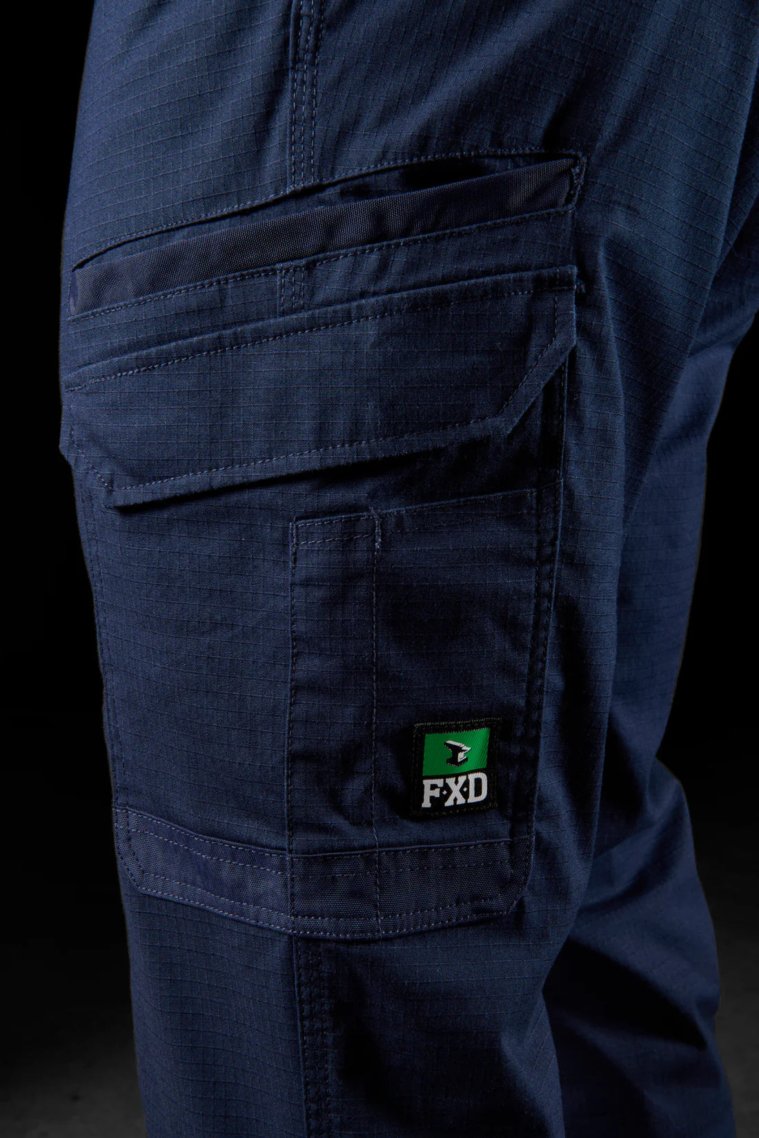 FXD - WP-12 - Elastic Waist Stretch Ripstop Work Pant_Navy