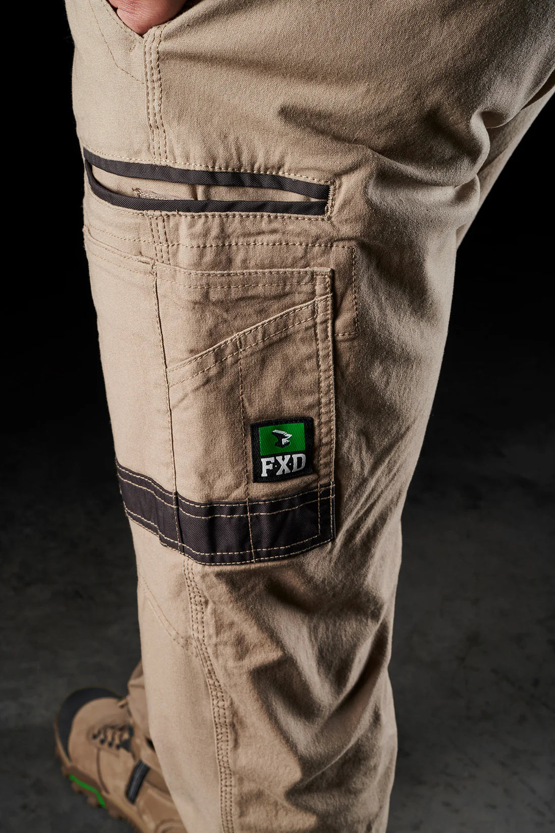 FXD - WP-3 Stretch canvas work pant_Khaki