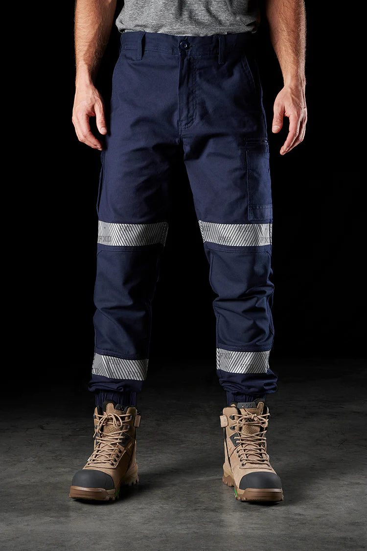 FXD - WP-4T Reflective Stretch Cuffed Work Pants_Navy