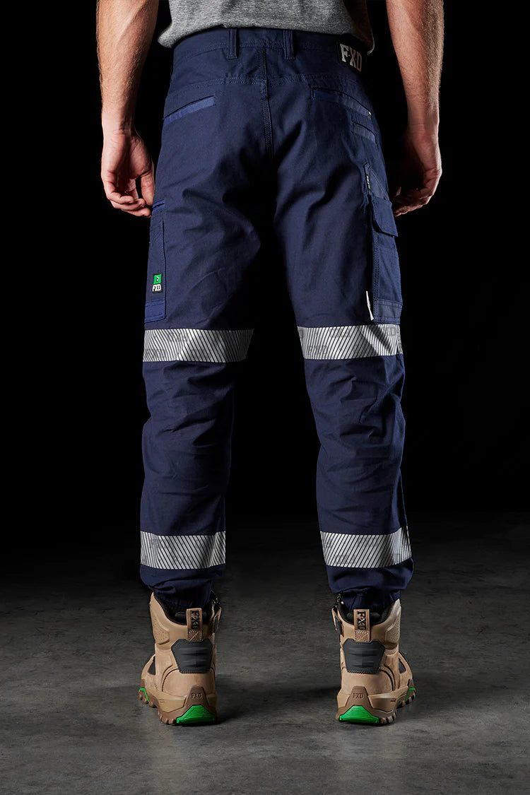 FXD - WP-4T Reflective Stretch Cuffed Work Pants_Navy
