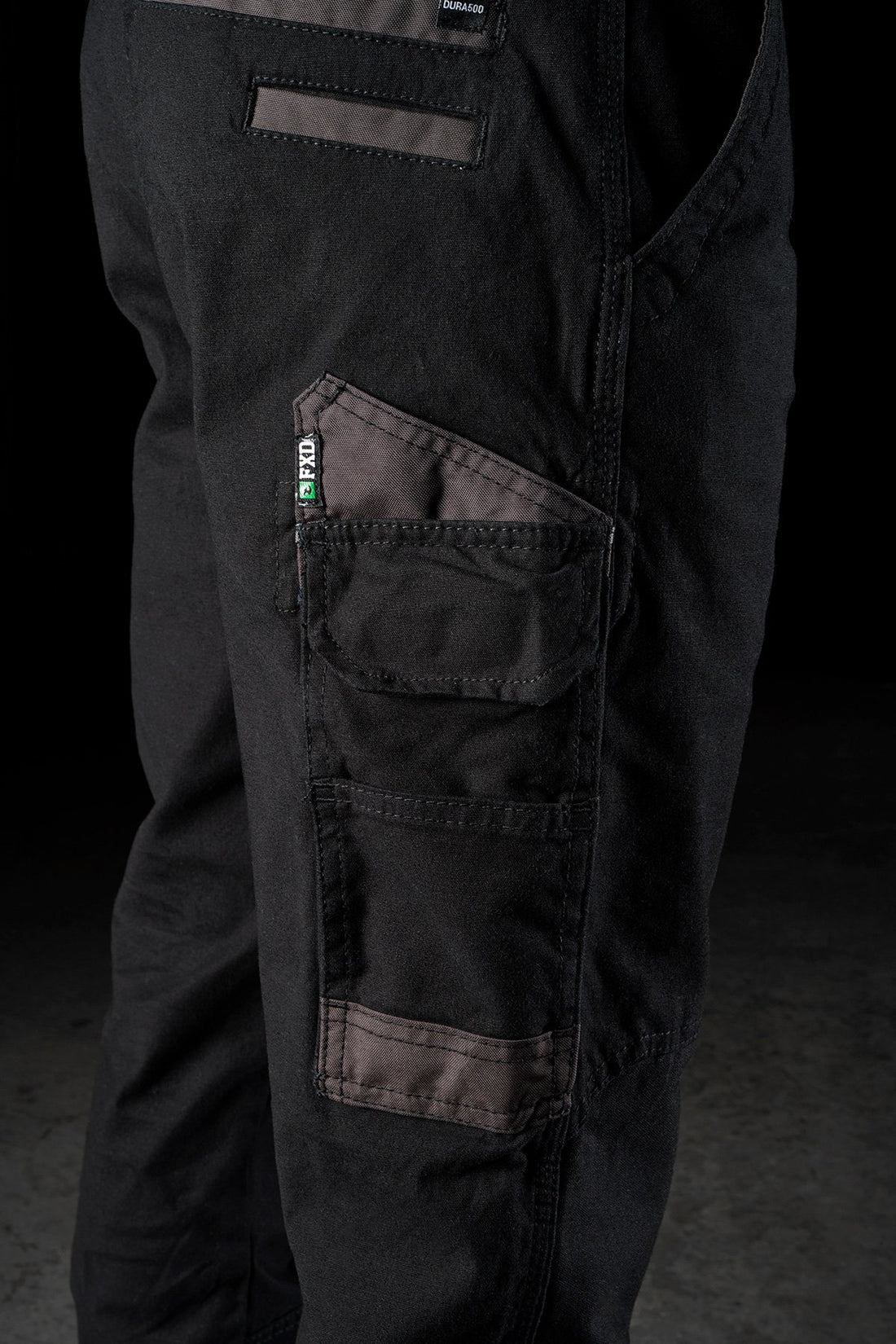 FXD - WP-4 Stretch Cuff Work Pant_Black
