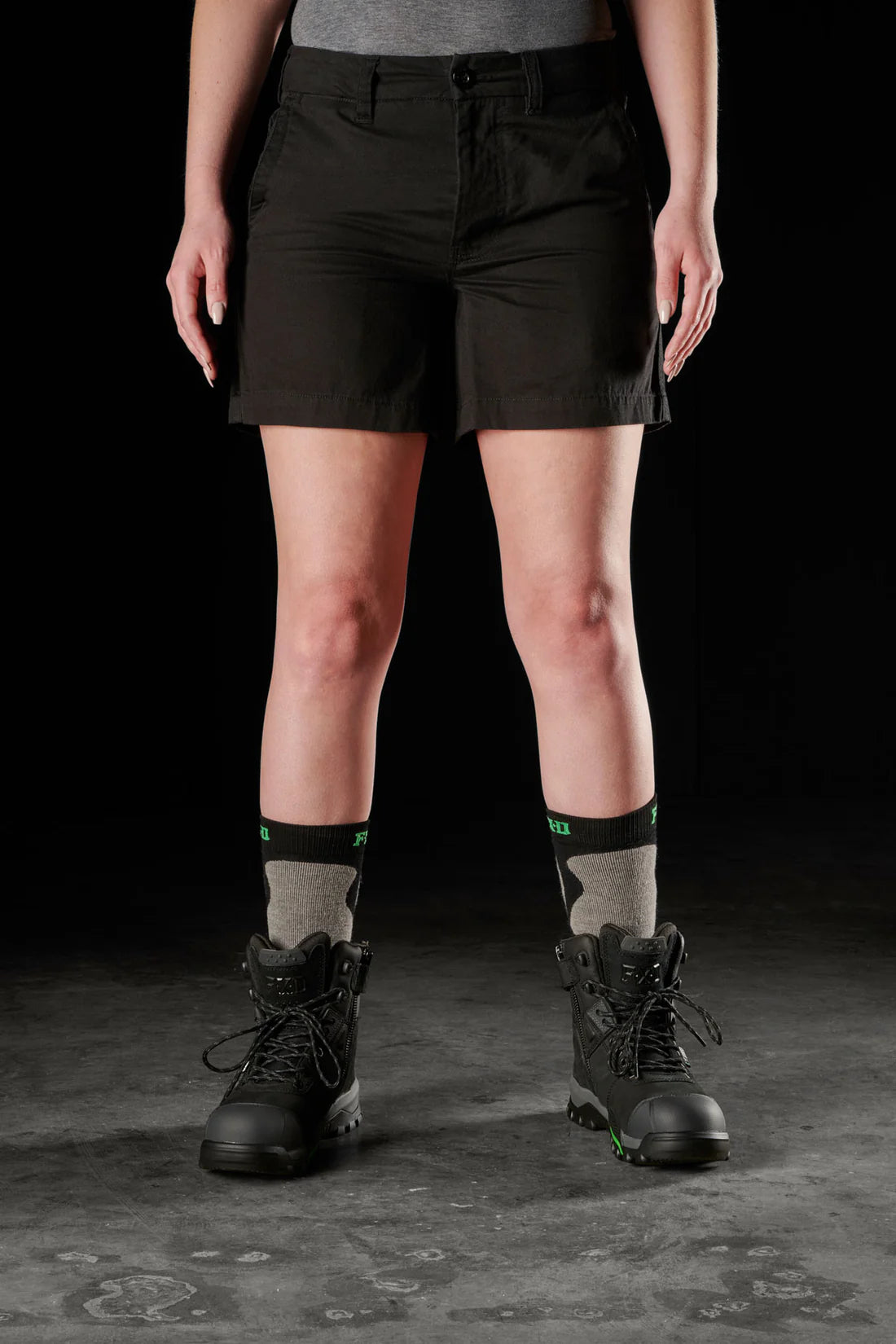 FXD - WS-2W Womens short shorts_Black