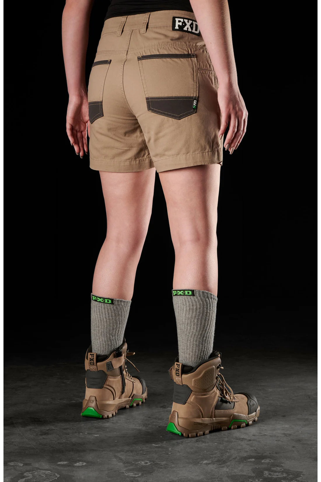 FXD - WS-2W Womens short shorts_Khaki