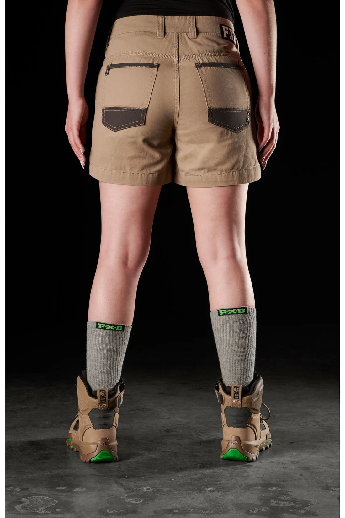 FXD - WS-2W Womens short shorts_Khaki