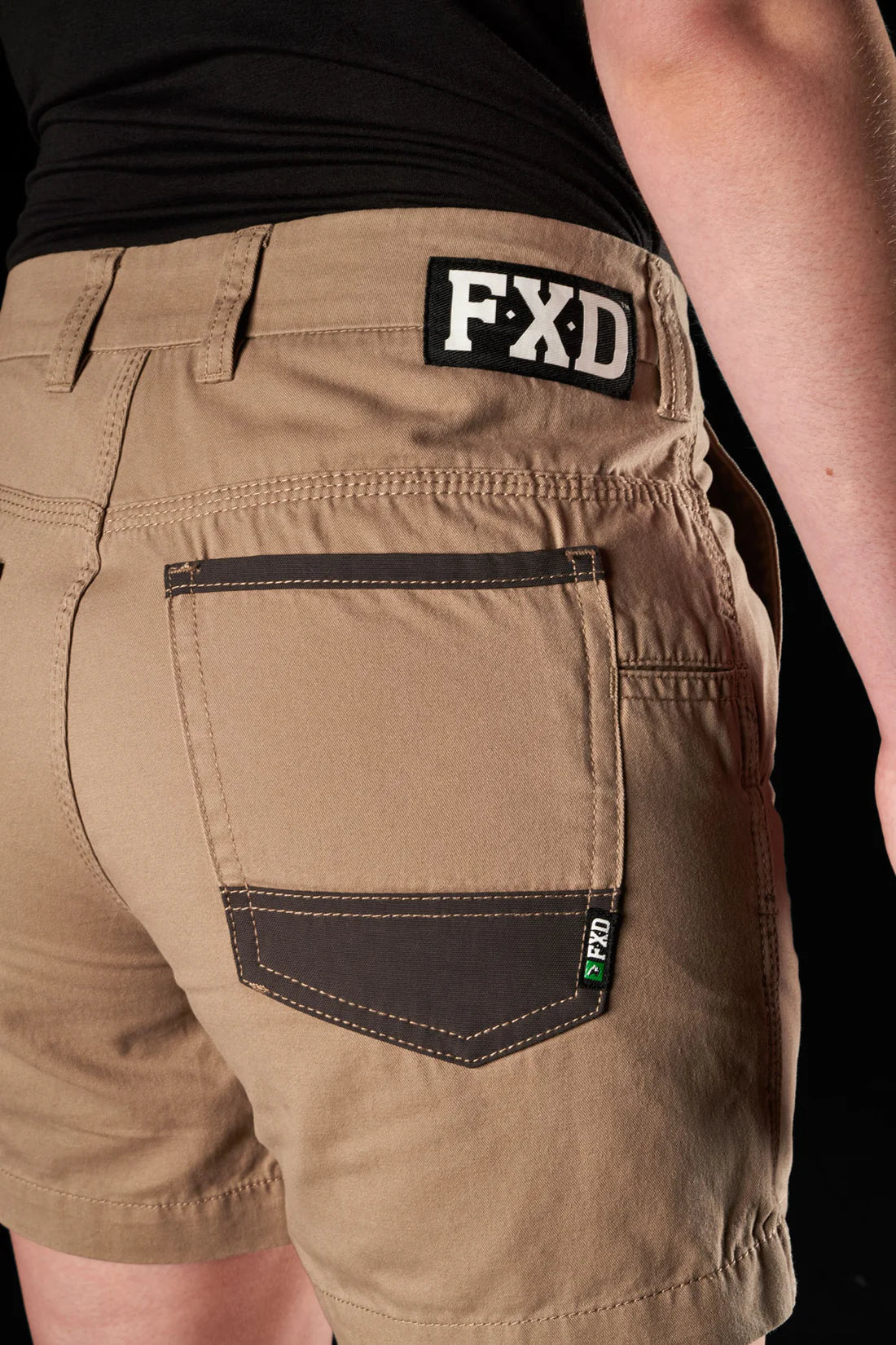 FXD - WS-2W Womens short shorts_Khaki