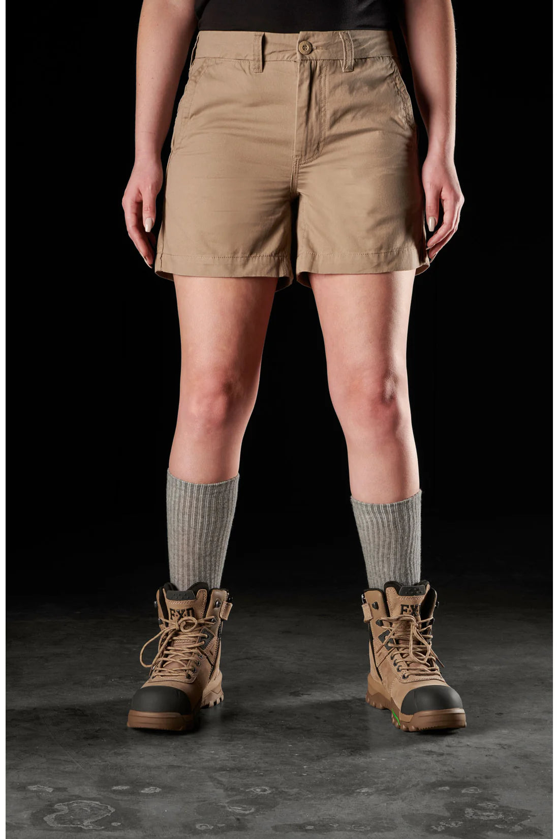 FXD - WS-2W Womens short shorts_Khaki