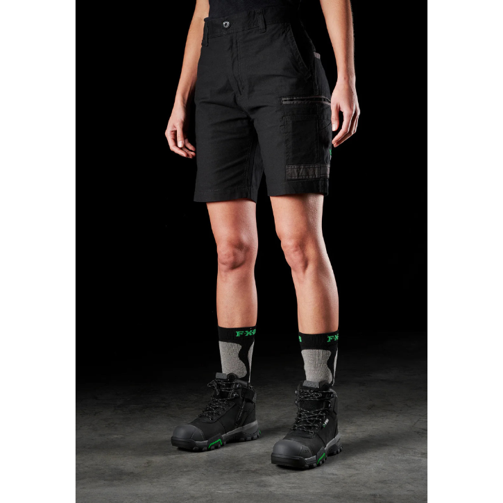 FXD - WS-3W Womens Stretch Cotton Utility Short_Black