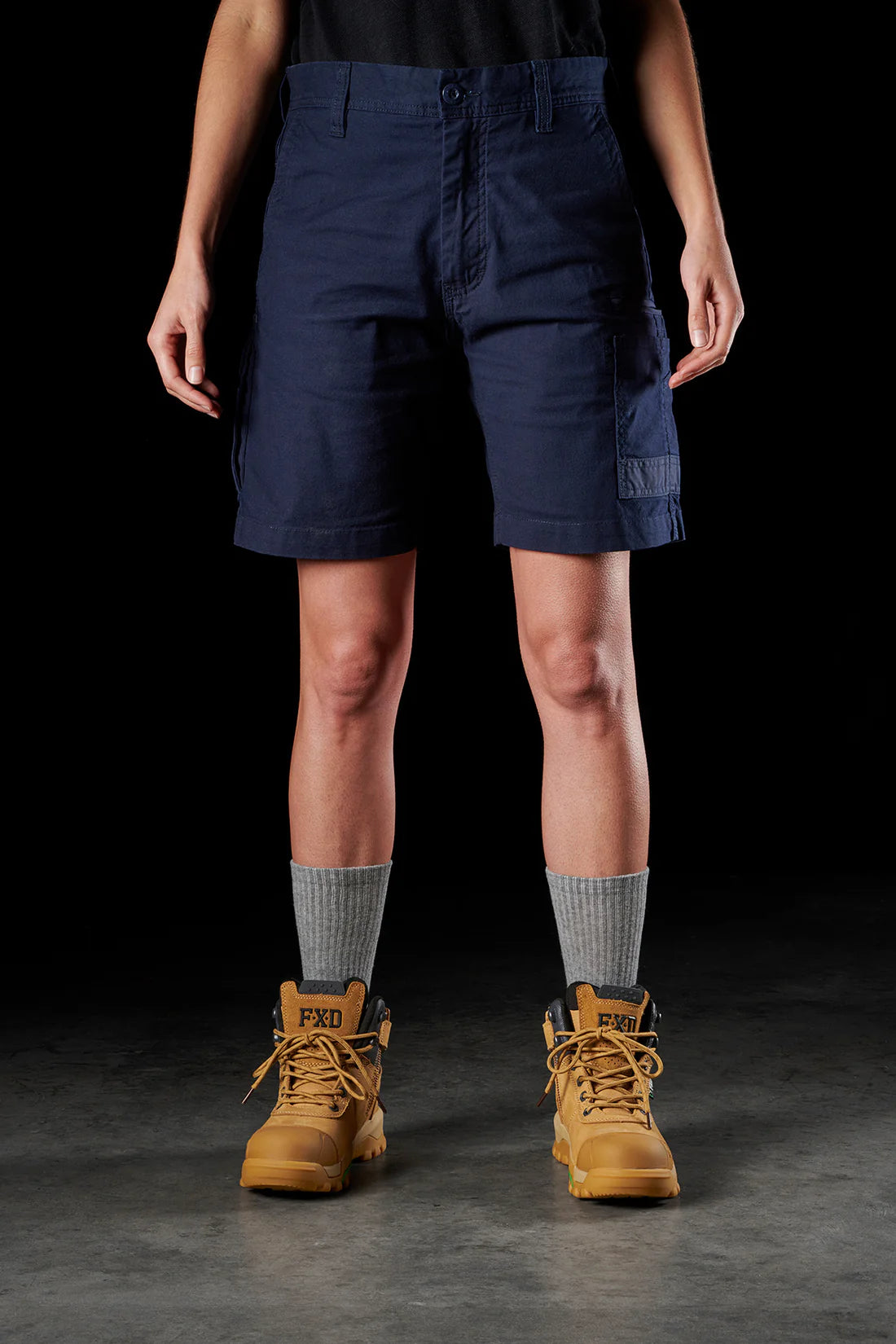 FXD - WS-3W Womens Stretch Cotton Utility Short_Navy