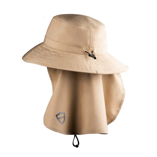 Safestyle - Worksite to Weekend Bucket Hat with Flap-Tan_WTWBTL100