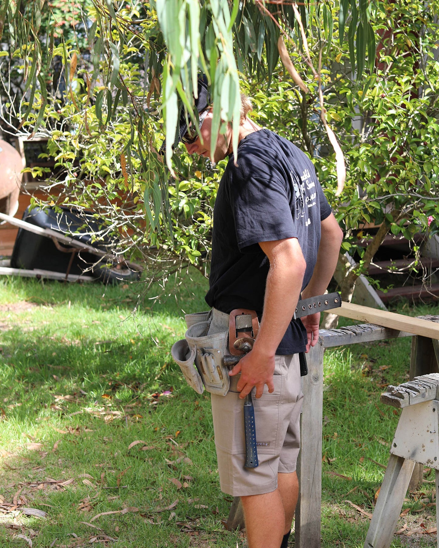 x/dmg - US-4_X-Utility Tech Short Elastic Waist_Khaki