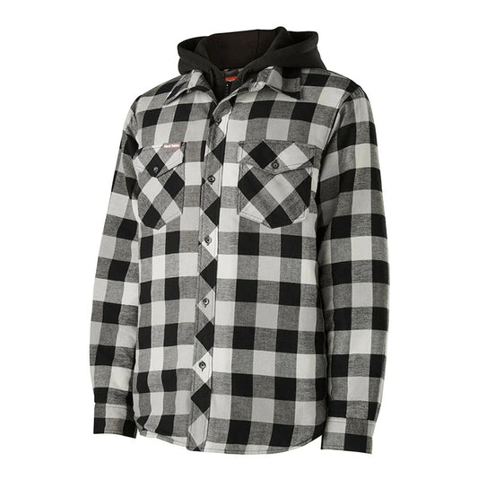 Hard Yakka - QUILTED SHACKET_Grey - Y06690