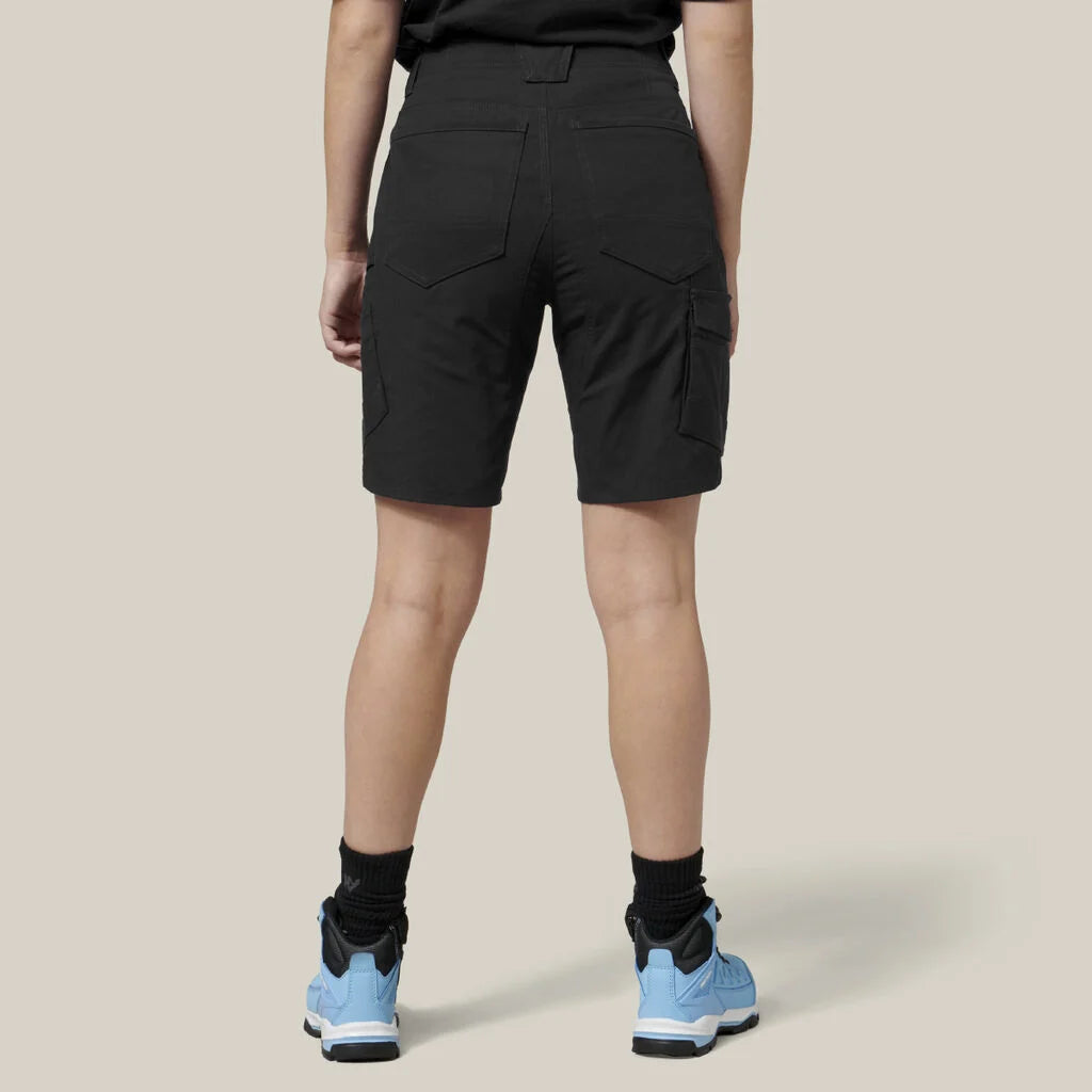 Hard Yakka-WMS RAPTOR MID SHORT-Cargo Shorts_Black - Y08228