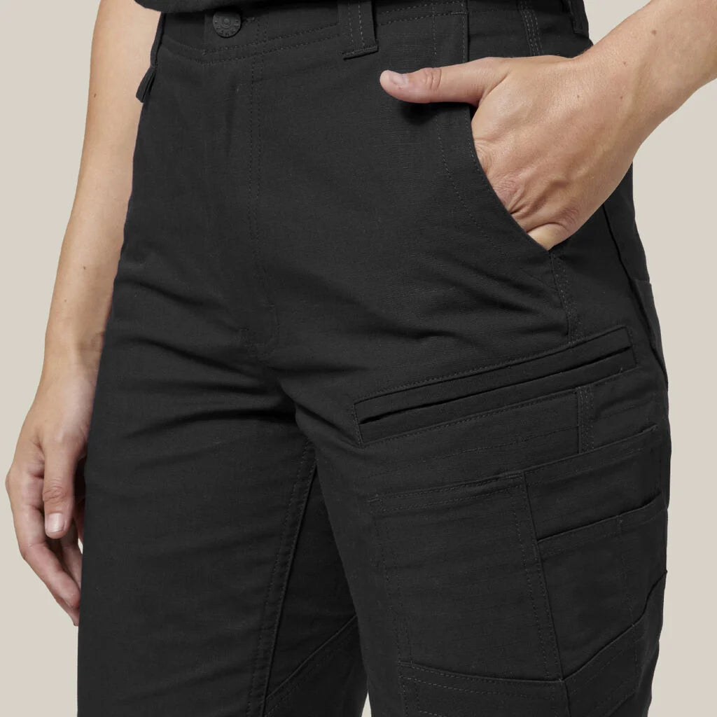 Hard Yakka-WMS RAPTOR MID SHORT-Cargo Shorts_Black - Y08228