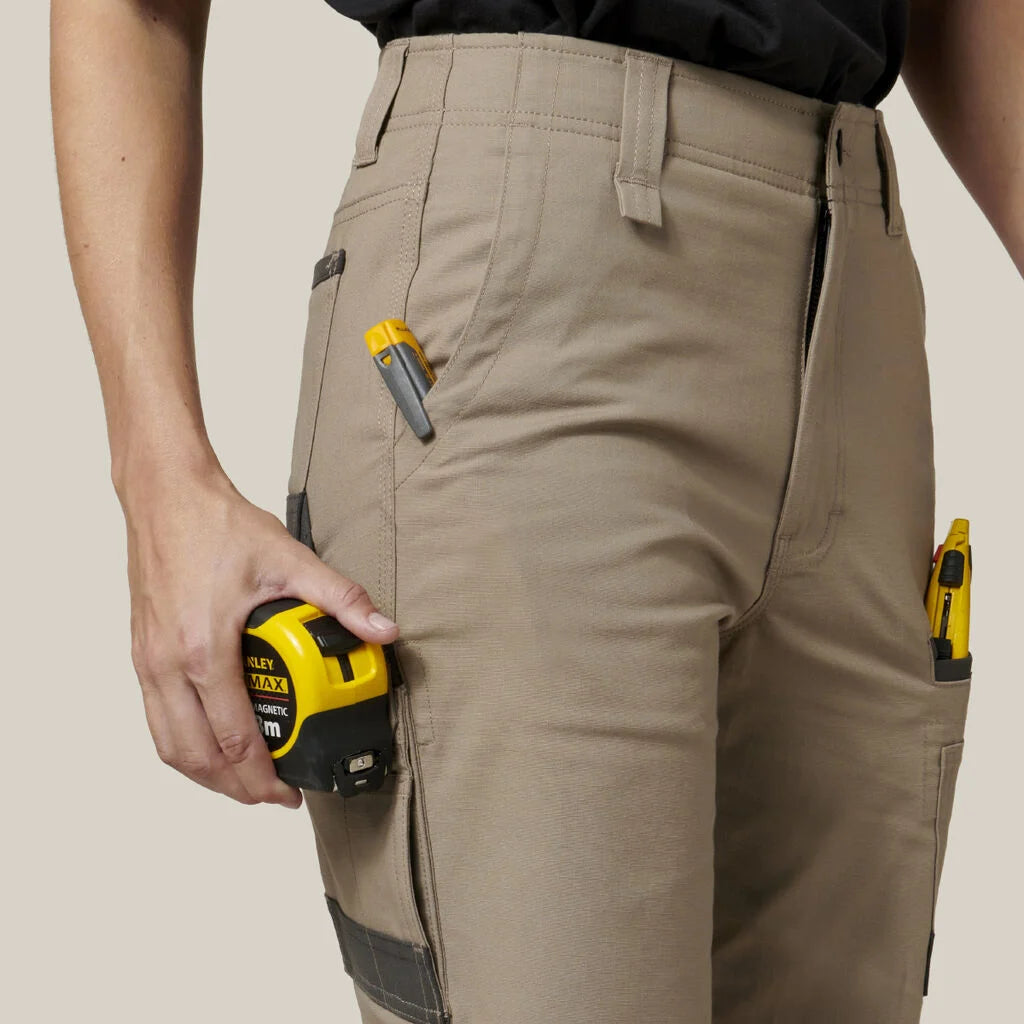 Hard Yakka-WMS RAPTOR MID SHORT-Cargo Shorts_Desert - Y08228