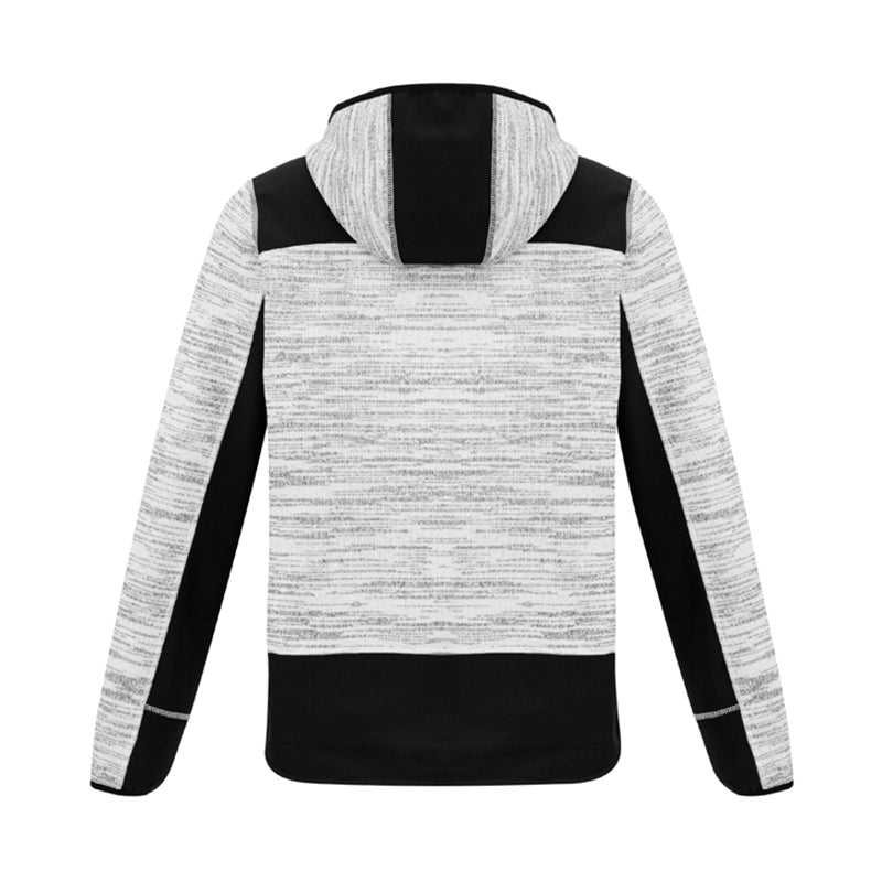 Syzmik - Streetworx Reinforced Knit Hoodie - Full Zip_Grey/Black - ZT360
