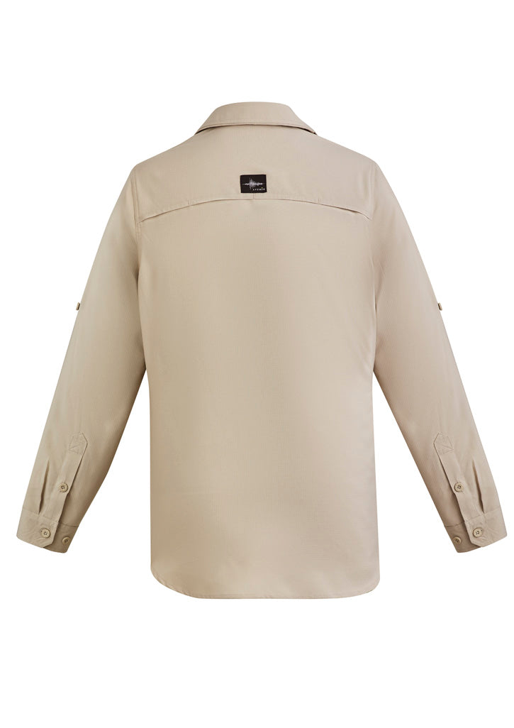 Syzmik - Mens Outdoor Shirt L/S -SAND -_Sand - ZW460