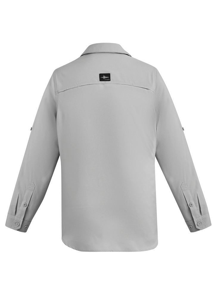Syzmik - Mens Outdoor Shirt L/S -STONE -_Stone - ZW460