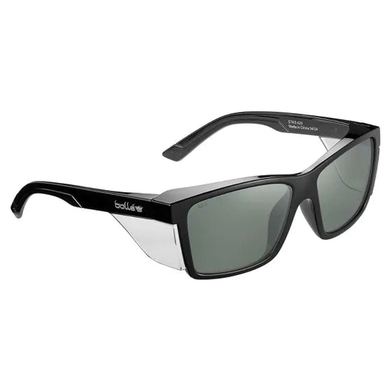 BOLLE - STKS 420 - Smoke Polarized PC Lens - AS - Black Gloss PC Temples/Frame-STK42N50A