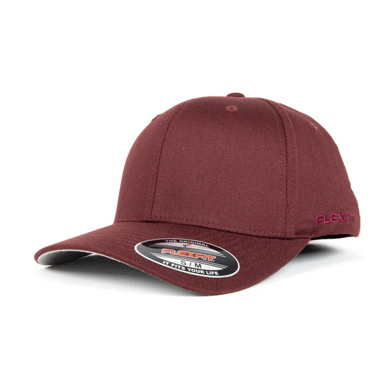 Flexfit Perma Curve Cap - Worn by the World _Maroon - 6277